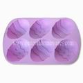 6 Cups Silicone Easteregg Baking Pan
