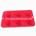 6 Cups Silicone Heart Muffin Pan