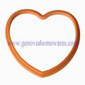 Silicone Egg Ring Heart Shape